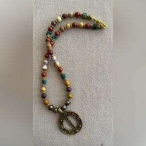 22 inch Colorful Mixed Bead Necklace NWOT